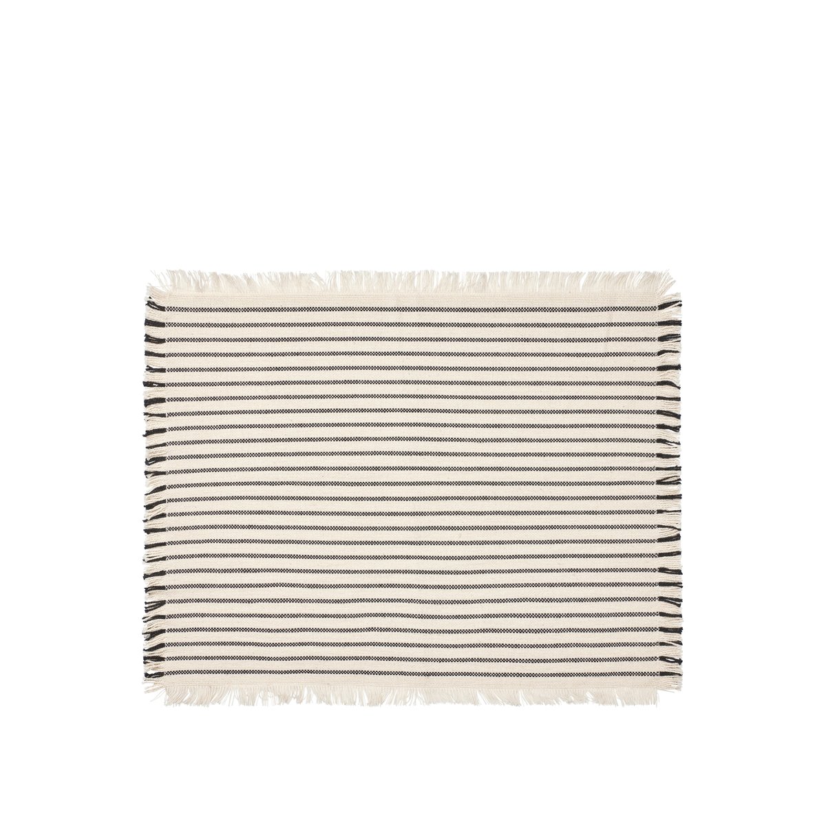 Broste Copenhagen Elouise bordbrikke 41,5x32 cm Bein-hvit svart
