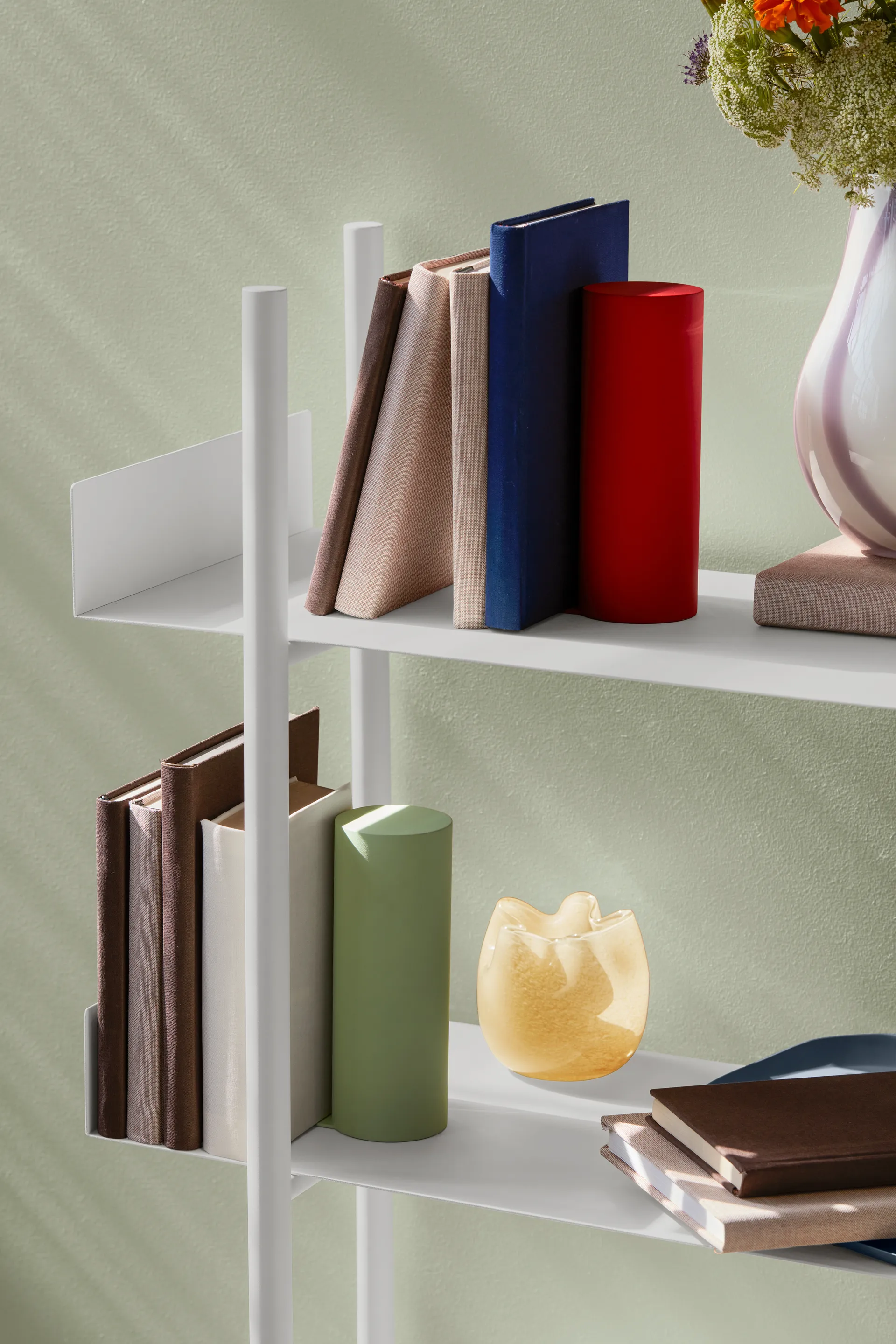 Esther vase/lyslykt Ø 9,8 cm, Anise Flower Yellow Broste Copenhagen