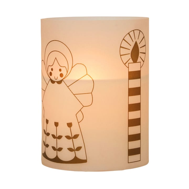 Fairy Tale lys 12 cm, Hvit-grønn Broste Copenhagen