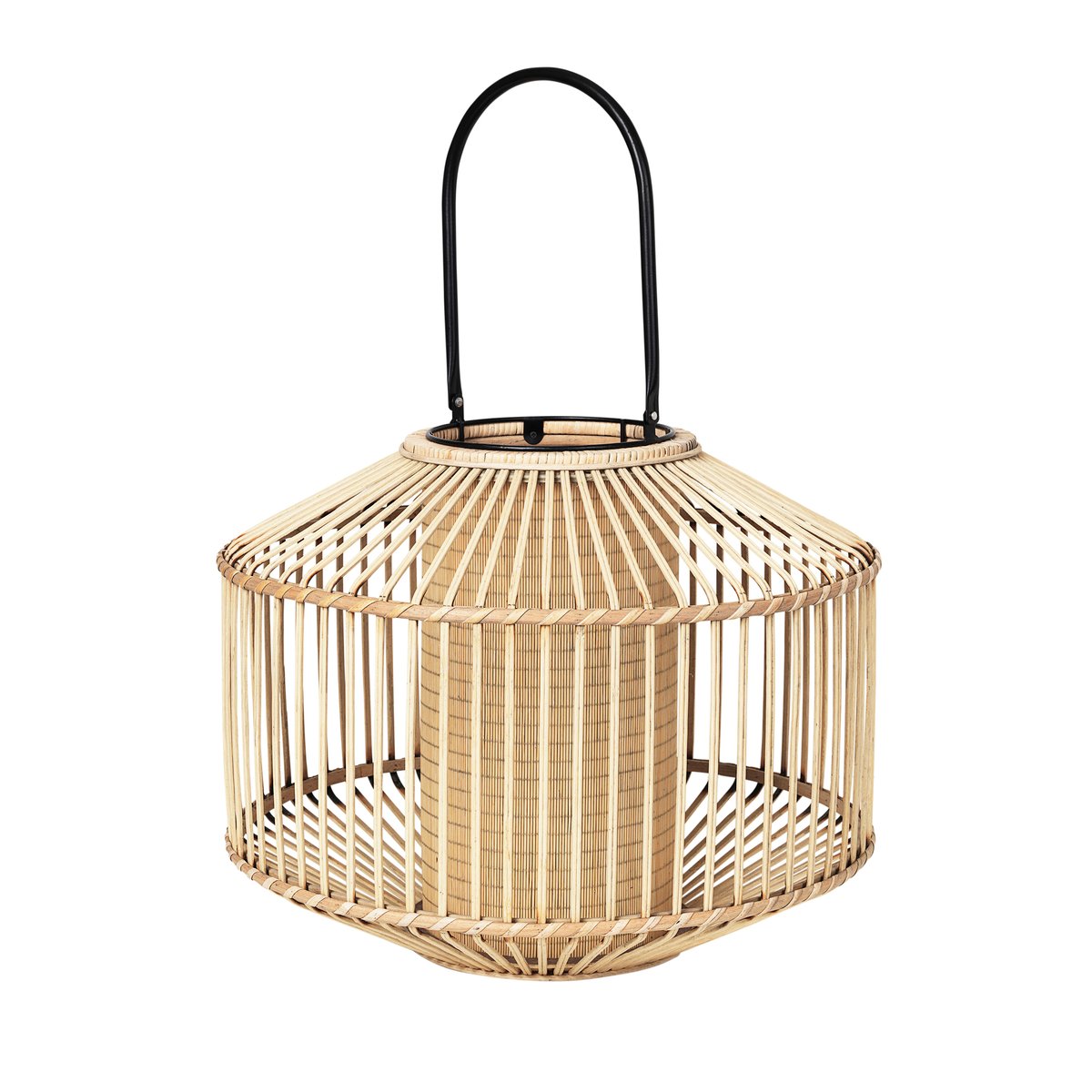 Broste Copenhagen Flax lanterne bambus Stor