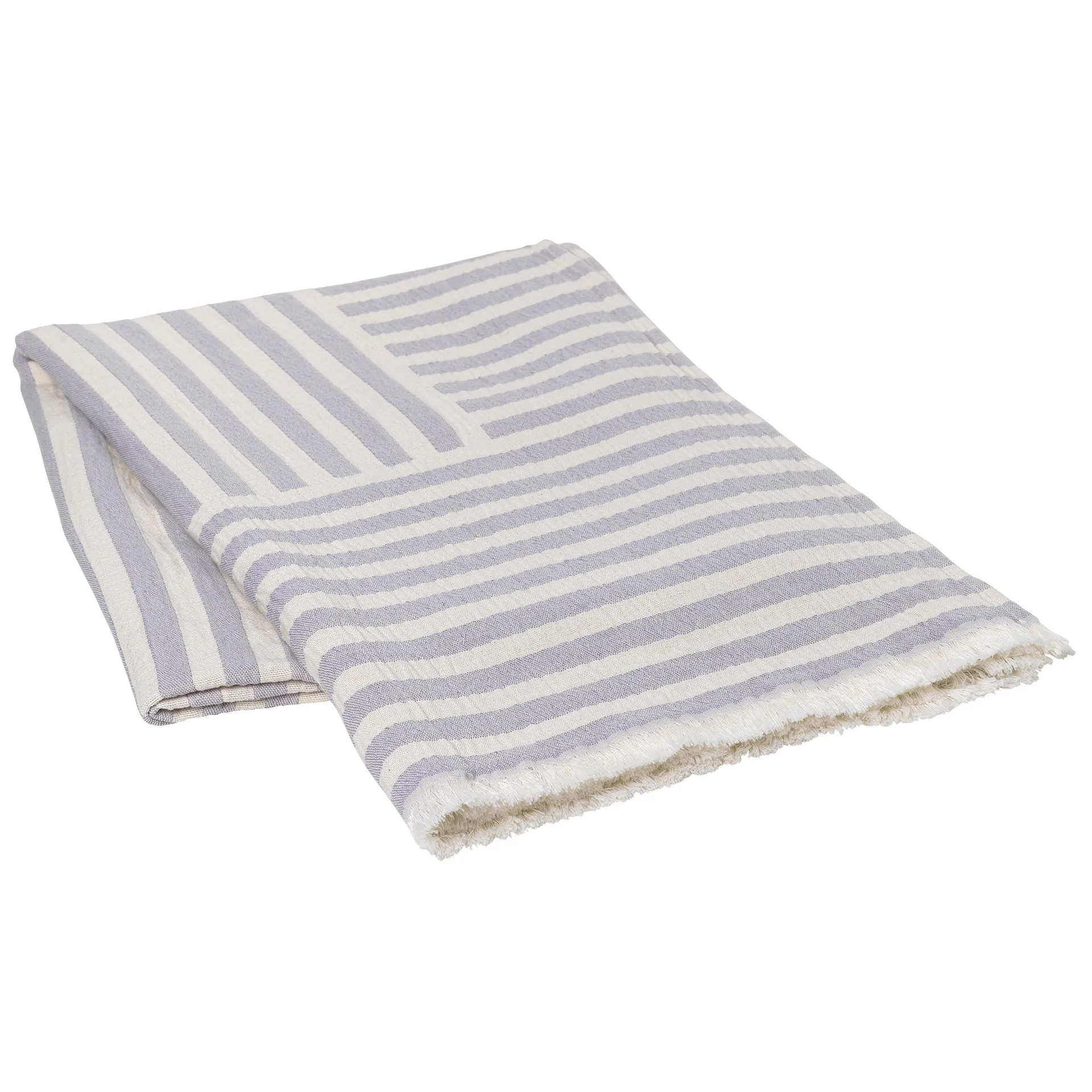 Frankie bomullspledd 130x180 cm, Orchid hush light purple Broste Copenhagen