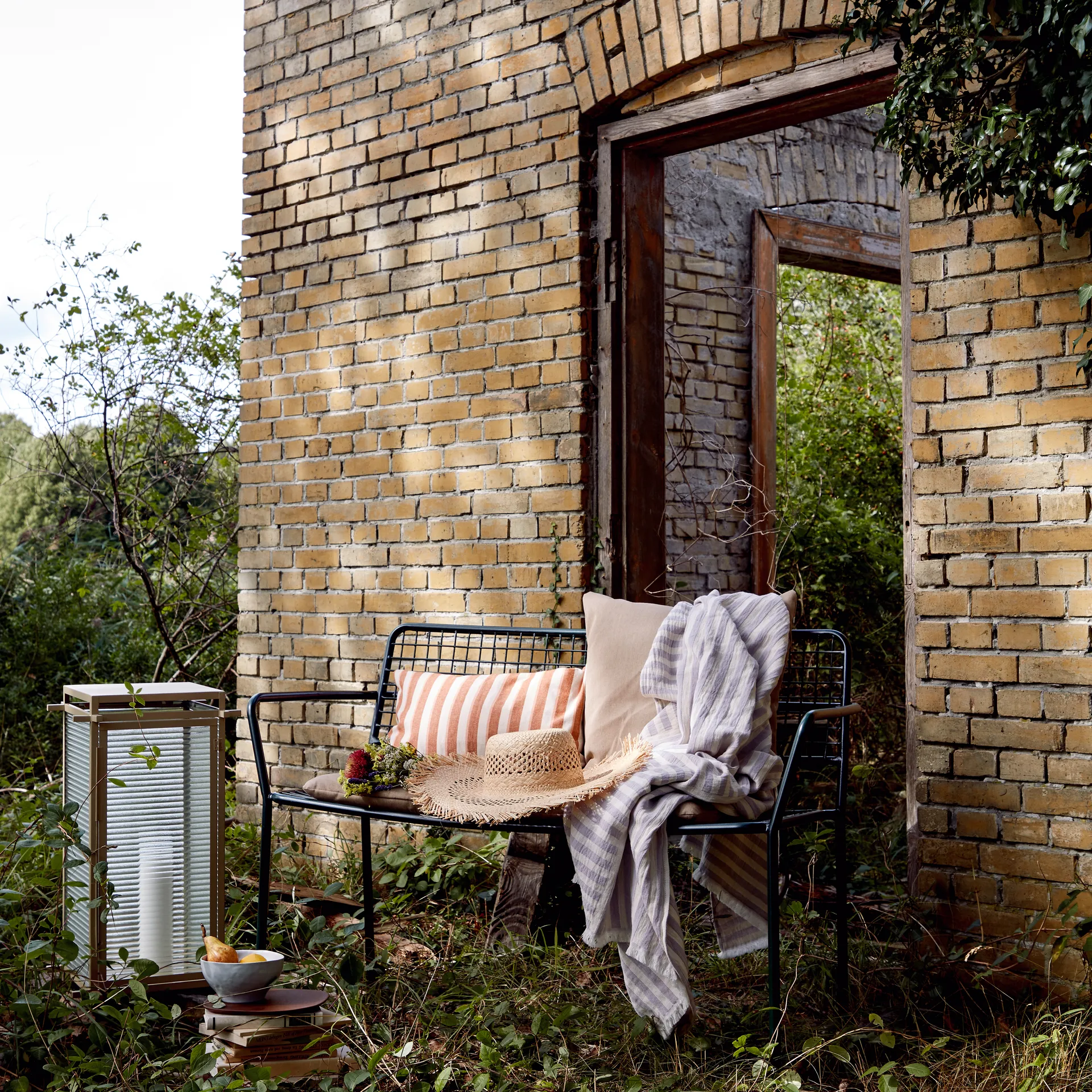 Frankie bomullspledd 130x180 cm, Orchid hush light purple Broste Copenhagen