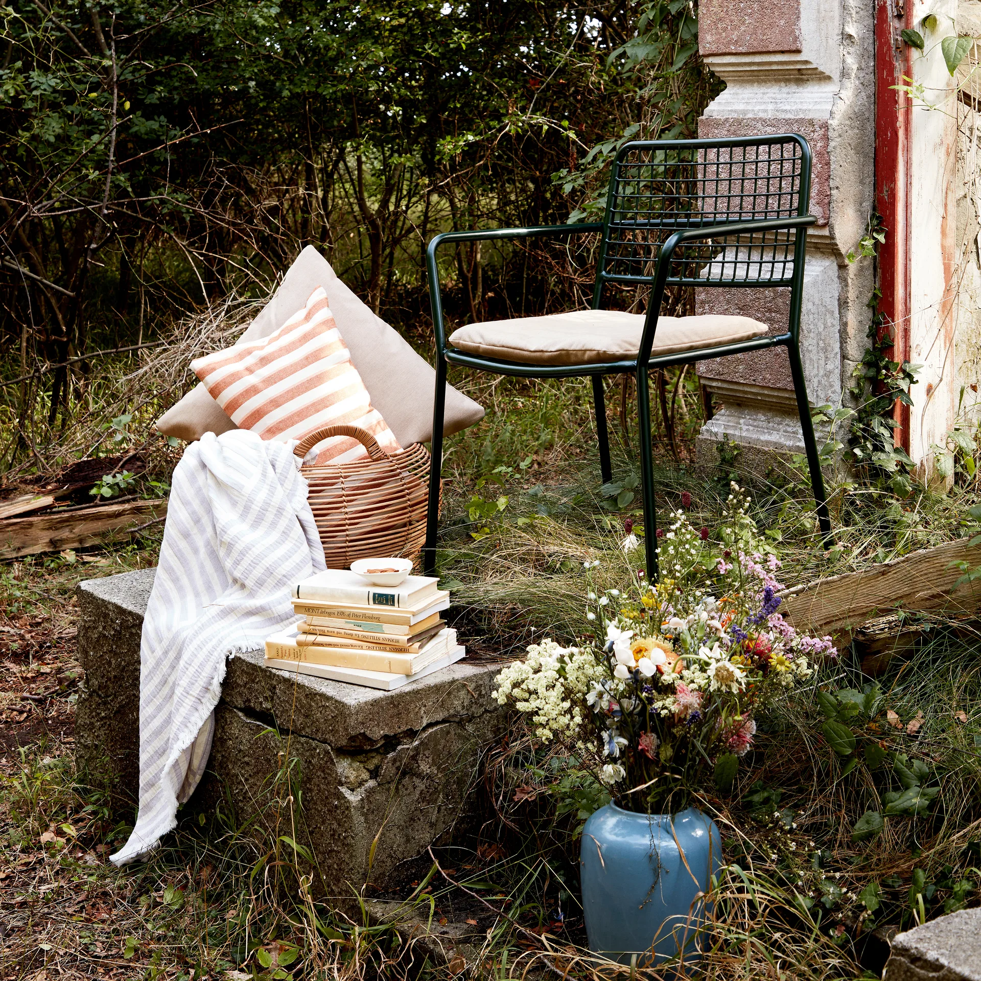 Frankie bomullspledd 130x180 cm, Orchid hush light purple Broste Copenhagen