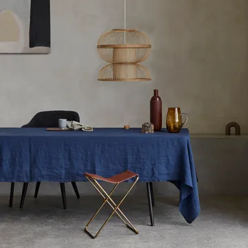 Gracie bordduk 160x300 cm - mørkeblå - Broste Copenhagen