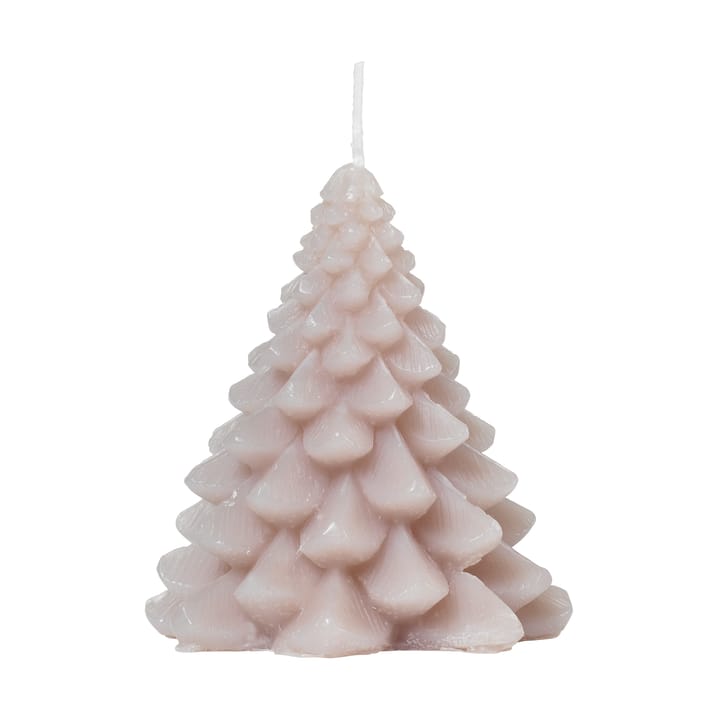 Granny Christmas tree lys Ø9x10 cm - Linen - Broste Copenhagen