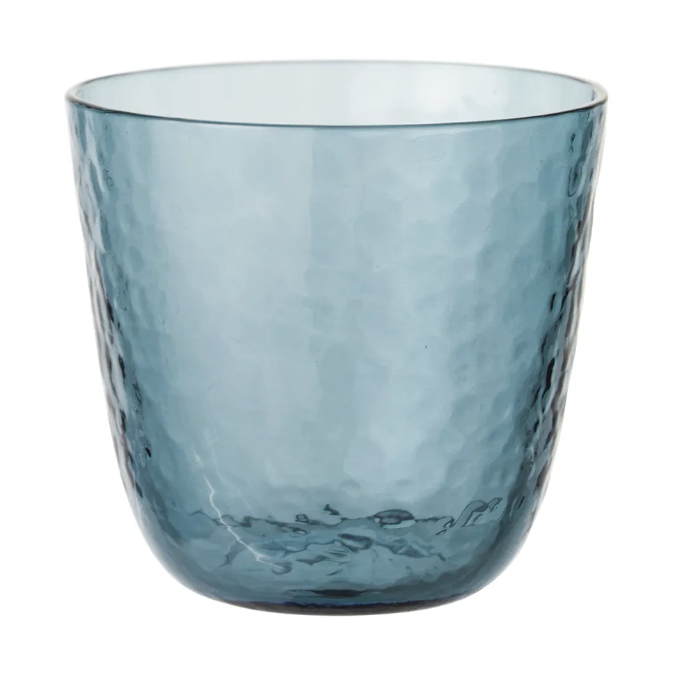 Hammered tumbler 15 cl, Blå Broste Copenhagen