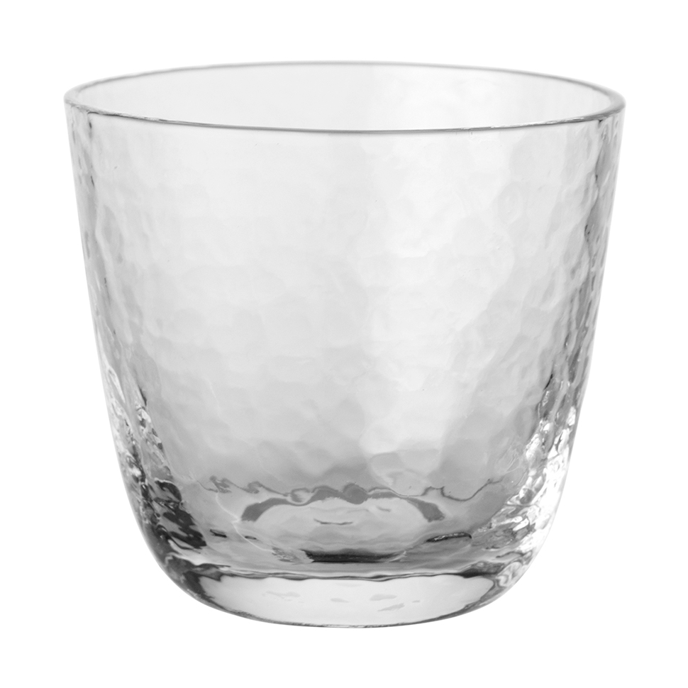 Slått drikkeglass, klart
