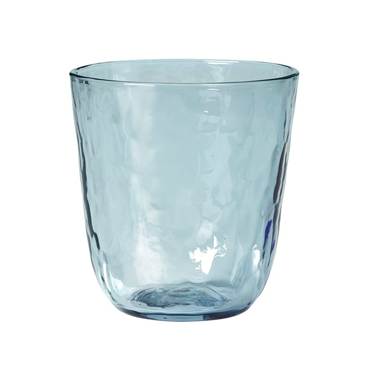 Hammered vannglass 33,5 cl - Blå - Broste Copenhagen