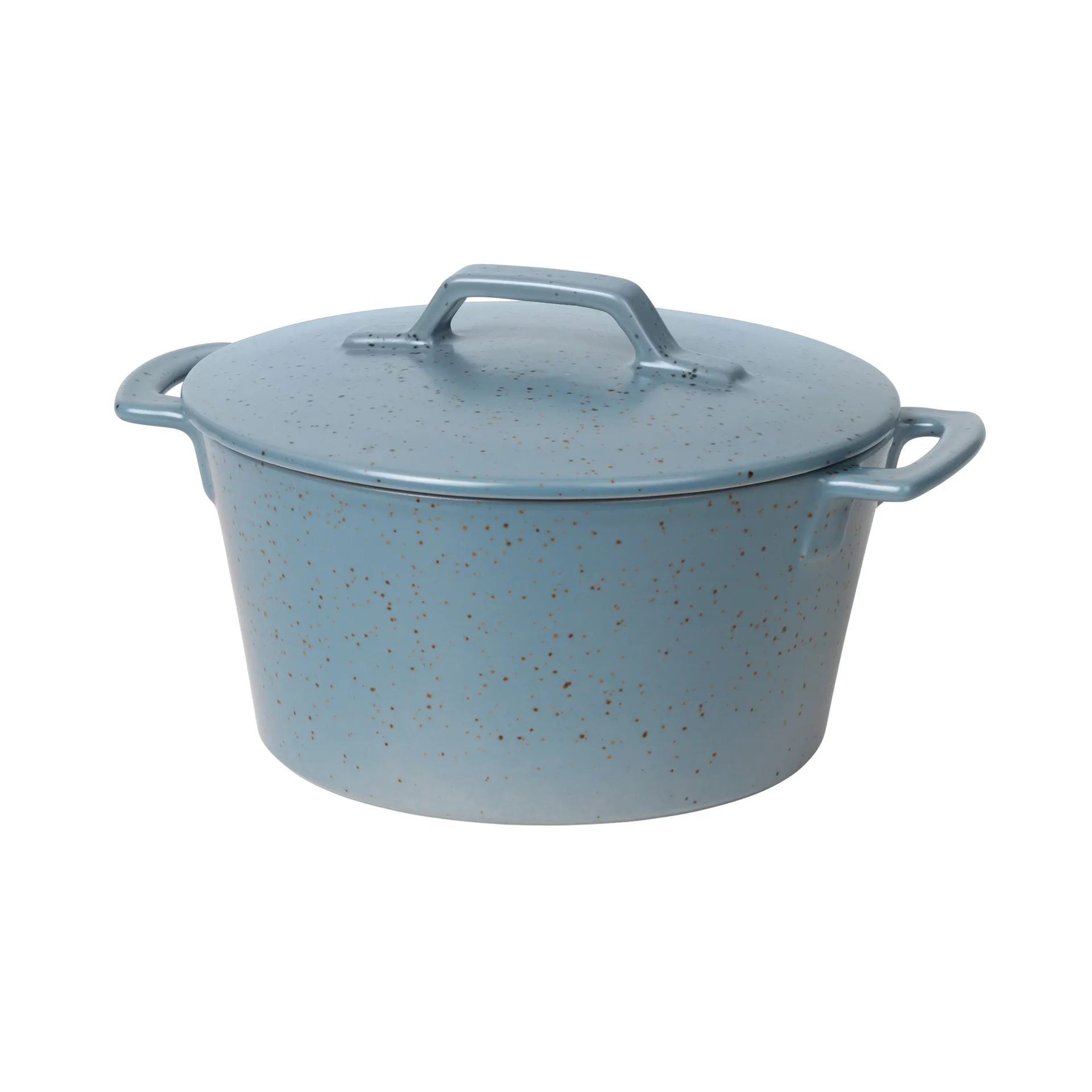 Hasle gryte 19x23,5 cm, Flintstone blue granite Broste Copenhagen