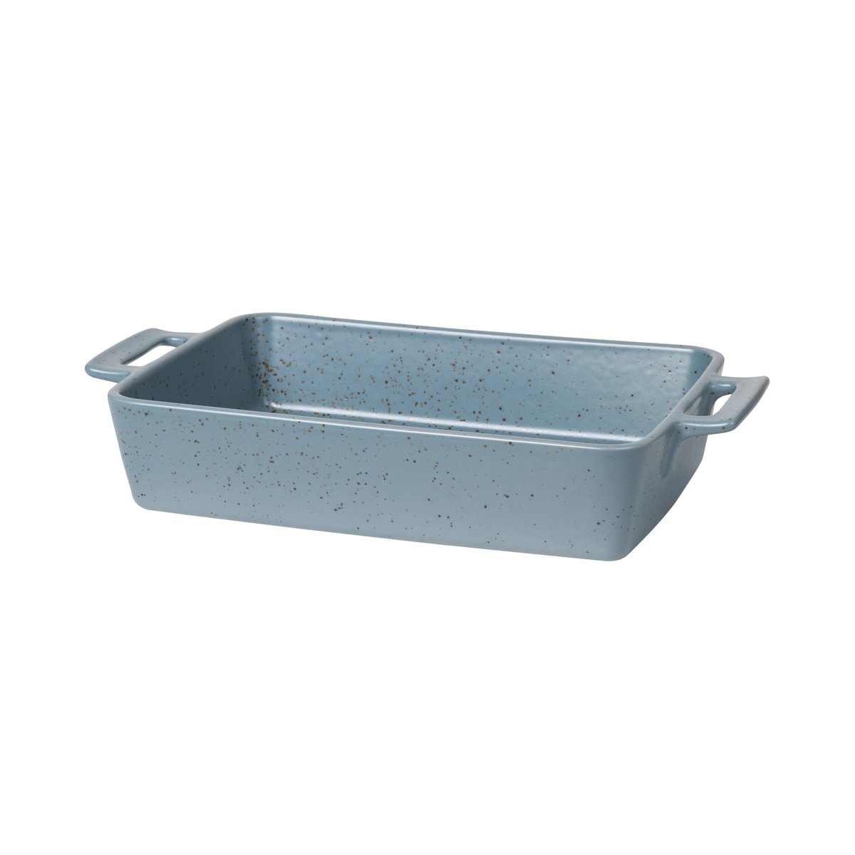 Broste Copenhagen Hasle ovnsform 21,5x37 cm Flintstone blue granite
