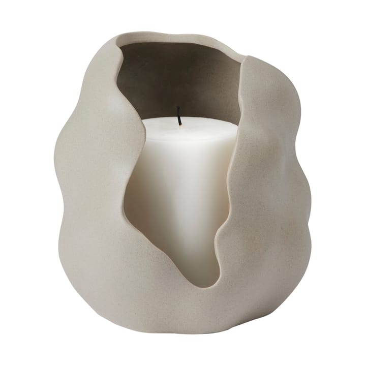 Hekla Hurricane lyslykt Ø16 cm, Dove grey Broste Copenhagen