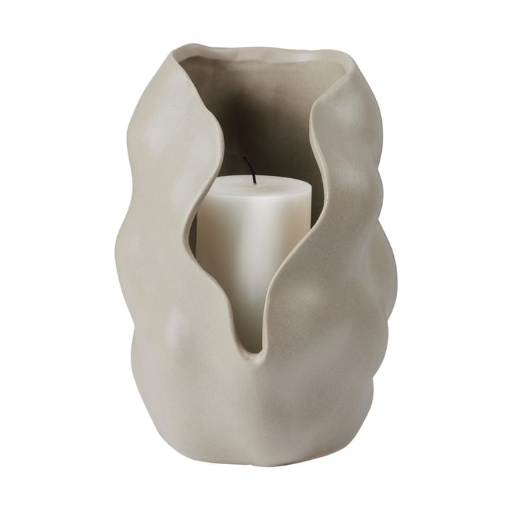 Hekla Hurricane lyslykt Ø18,6 cm, Dove grey Broste Copenhagen