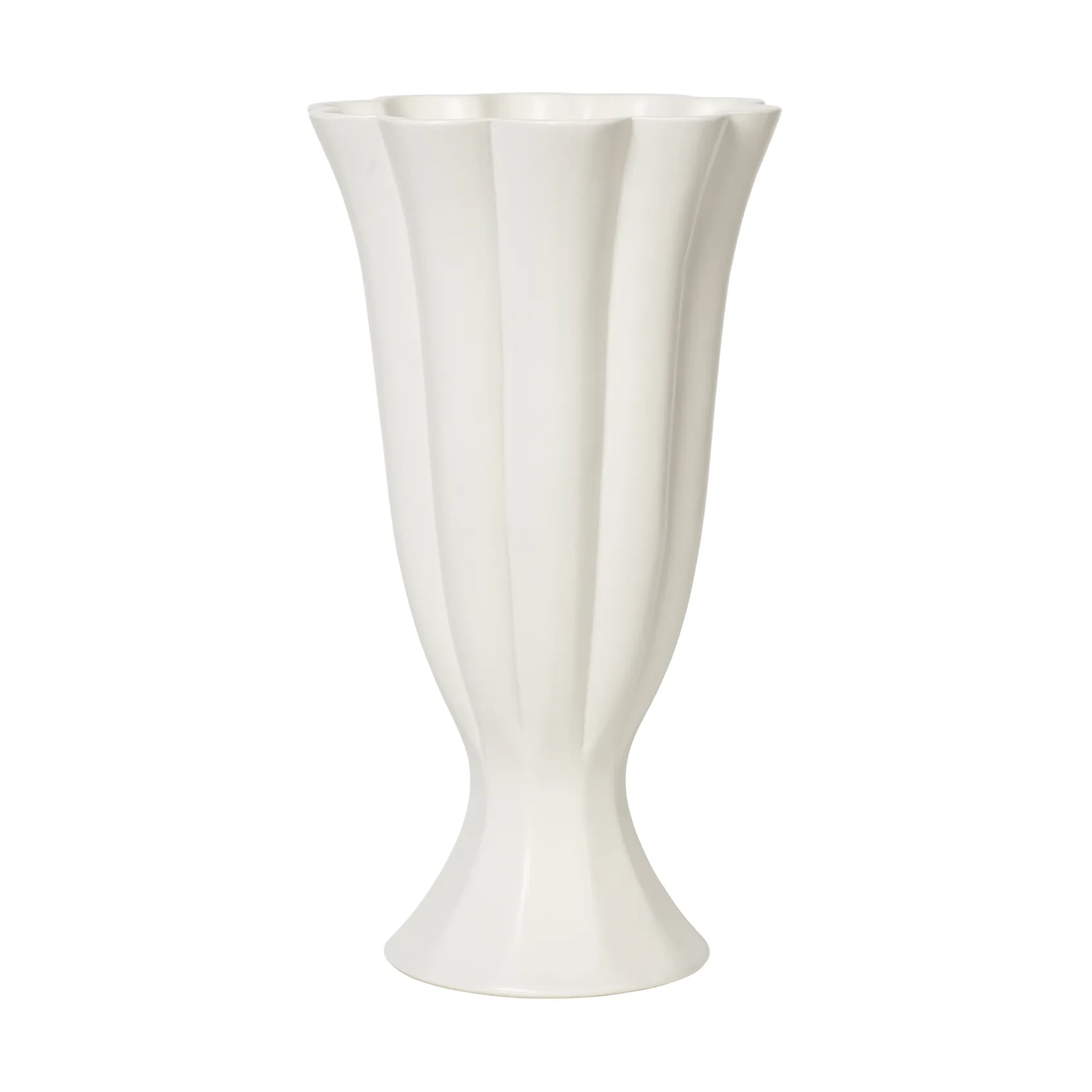 Heli vase L, Cream Broste Copenhagen