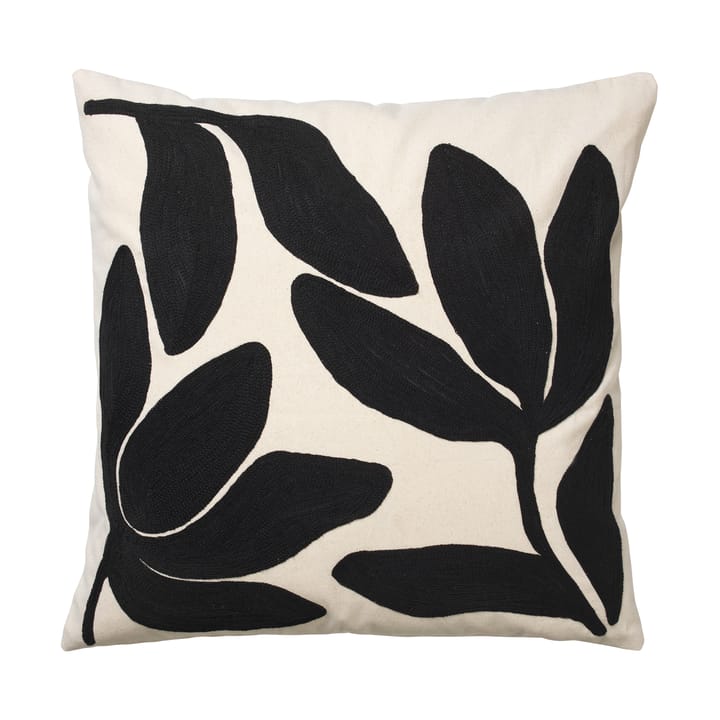 Herbert putetrekk 50x50 cm - Black-natural - Broste Copenhagen