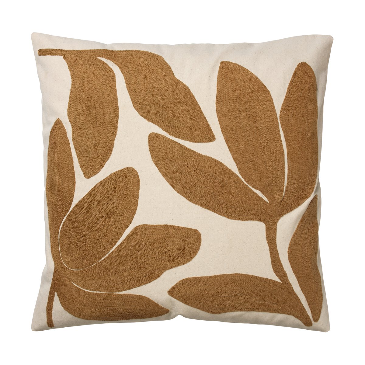 Bilde av Broste Copenhagen Herbert putetrekk 50x50 cm Golden brown-natural