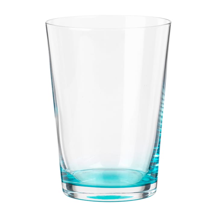 Hue drikkeglass 15 cl - Clear-turquoise - Broste Copenhagen