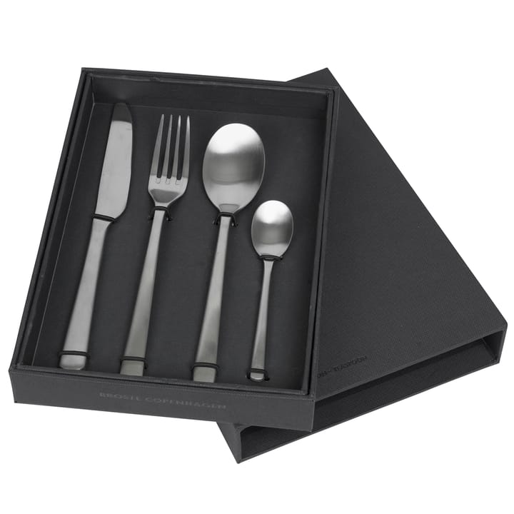 Hune bestikk 4 deler - Brushed satin - Broste Copenhagen