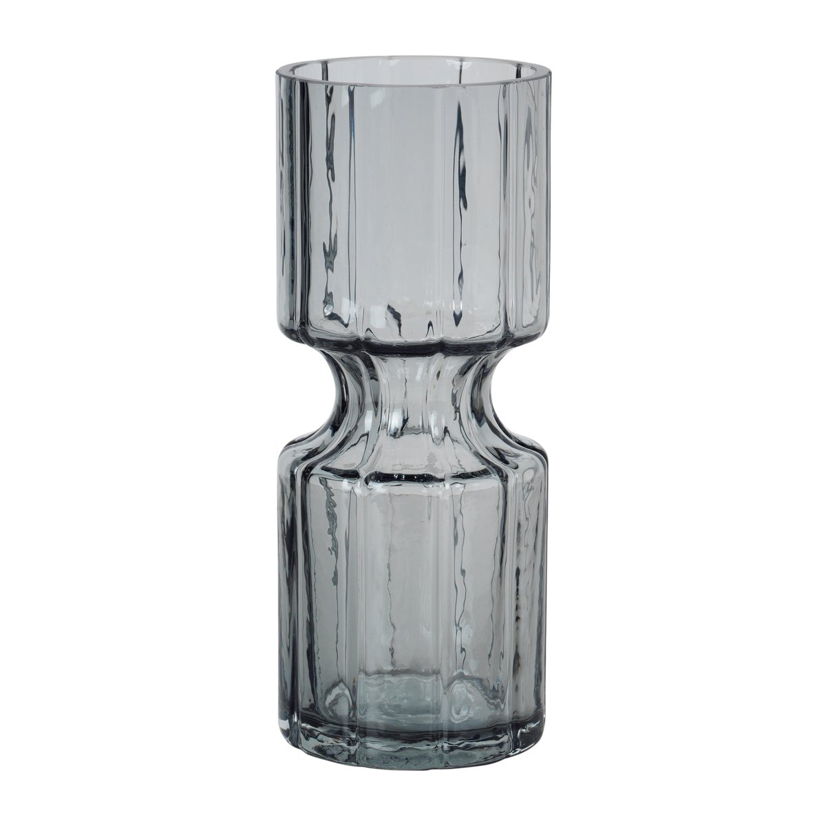 Bilde av Broste Copenhagen Hyacint glassvase 20 cm Smoked Pearl Dark Grey