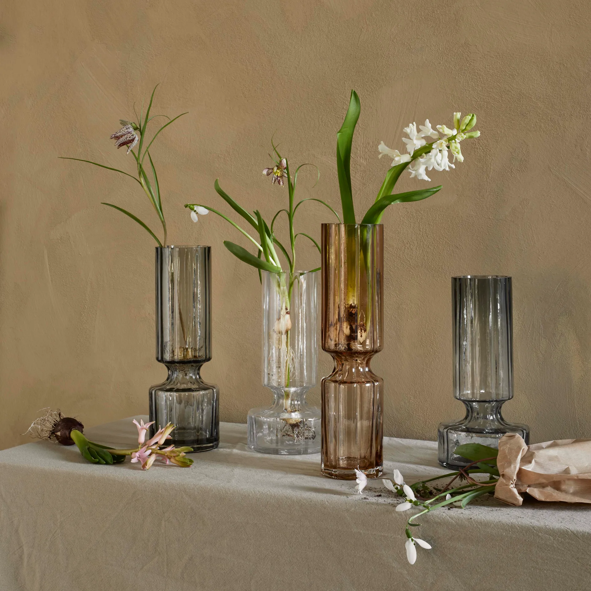Hyacint glassvase 24,9 cm, Clear Broste Copenhagen