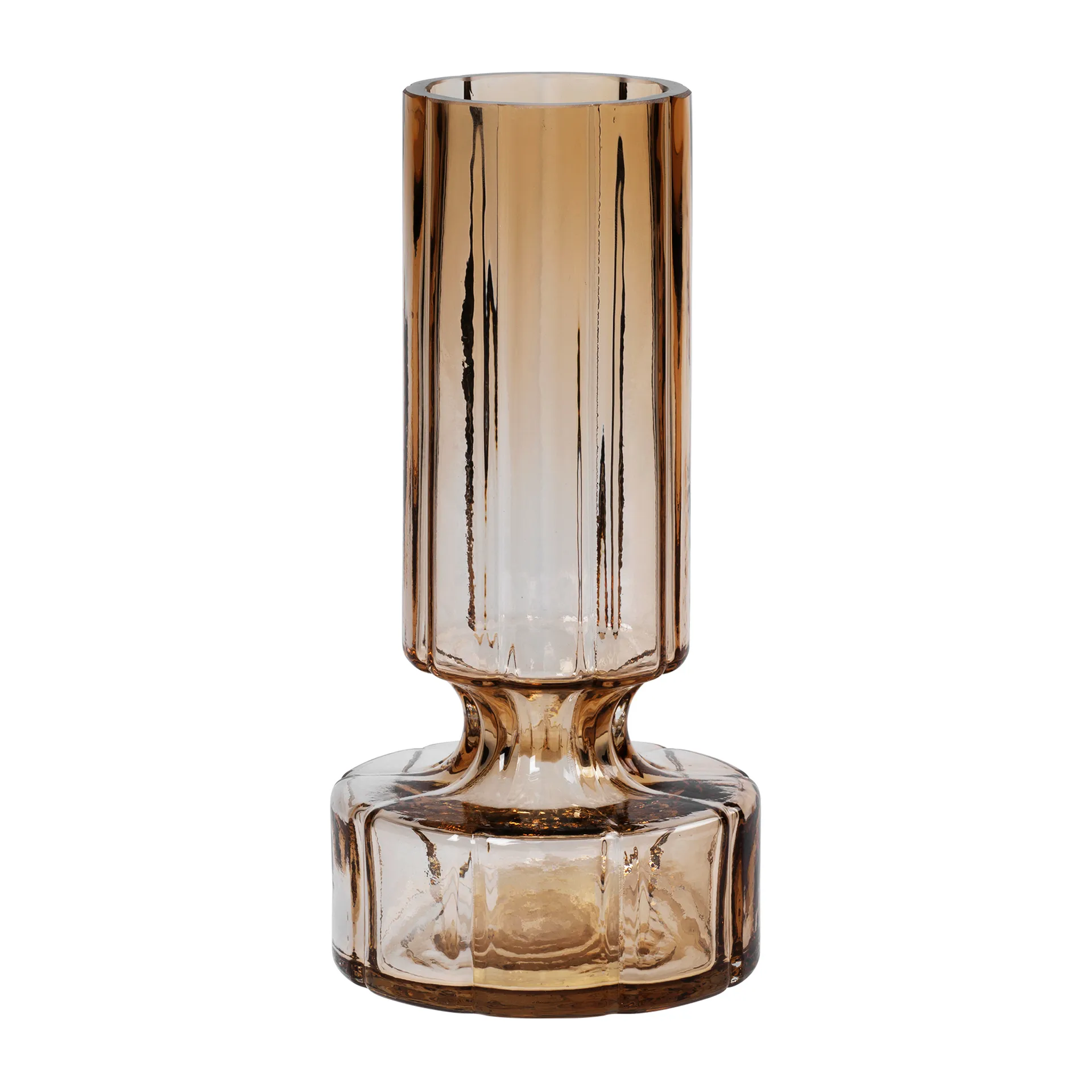 Hyacint glassvase 24,9 cm, Indian tan Broste Copenhagen