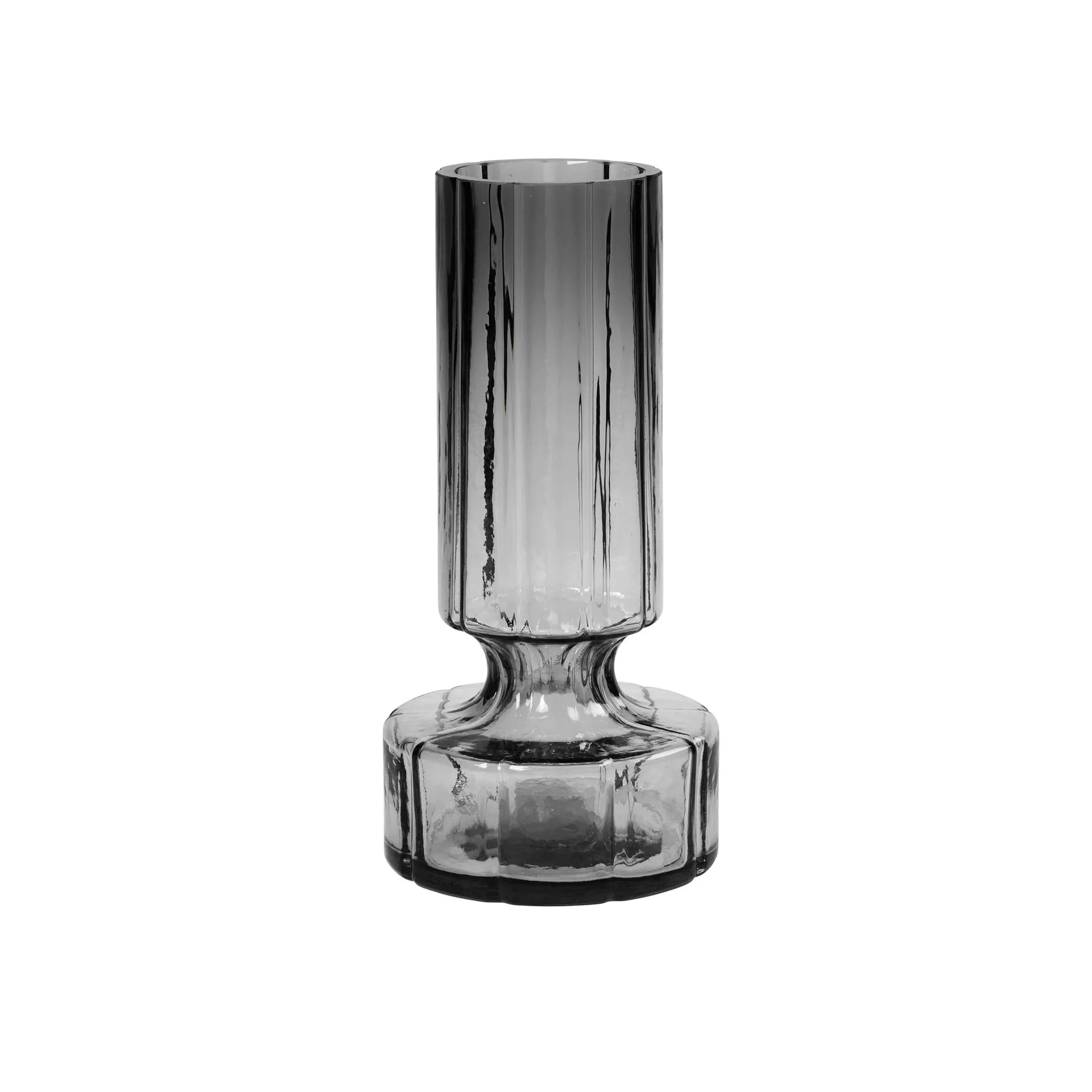 Hyacint glassvase 24,9 cm, Smoked pearl Broste Copenhagen