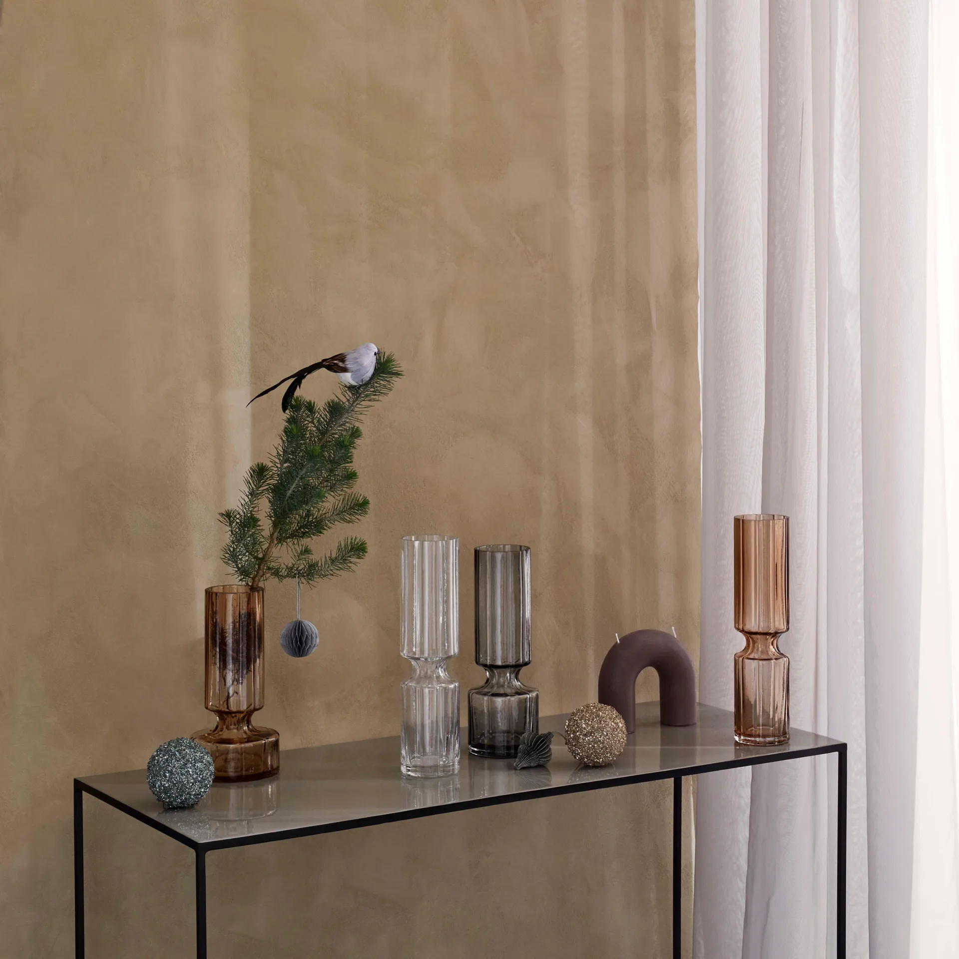 Hyacint glassvase 31,7 cm, Clear Broste Copenhagen