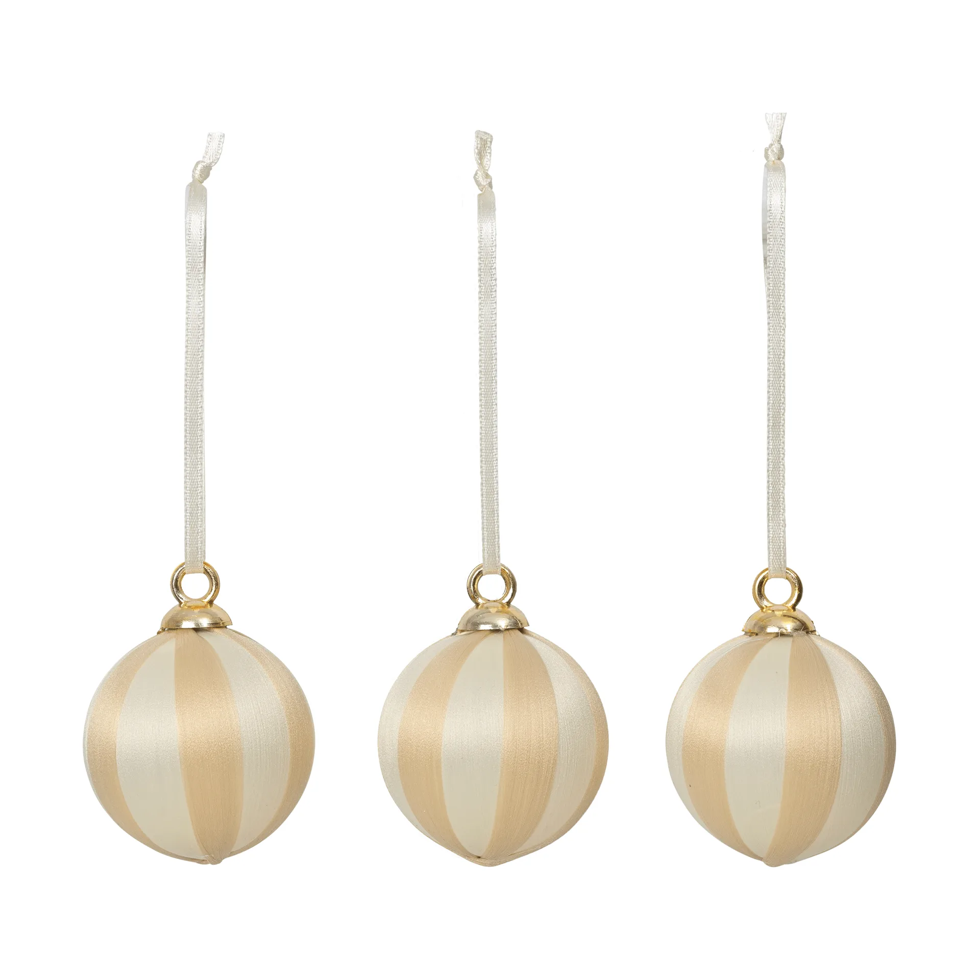 Joy julekule, Off White-Beige Broste Copenhagen