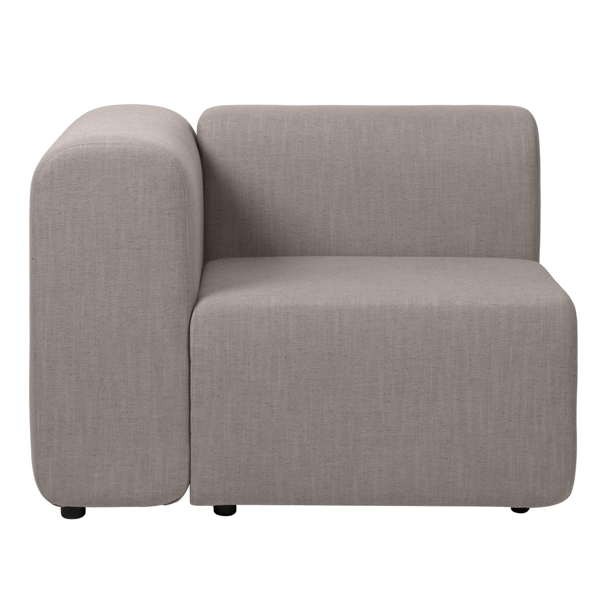 Broste Copenhagen Lagoon hjrnemodul hyre Latte | Skandinavisk Design | Sofaer | Grå