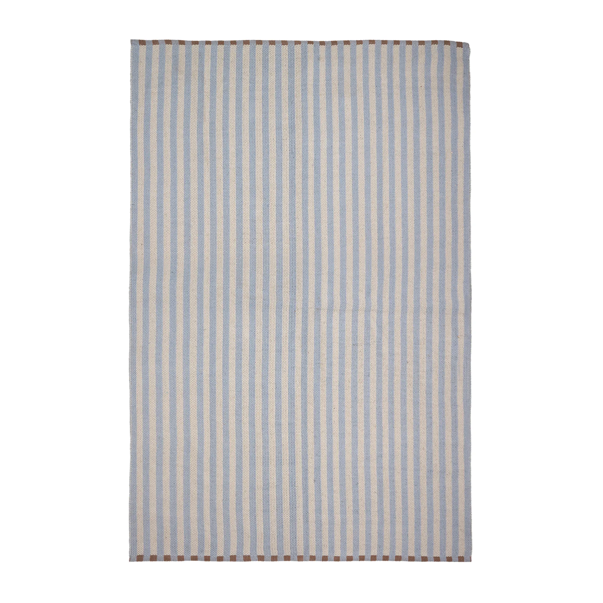 Lamel gulvteppe 140x200 cm, Serenity blue-light warm grey Broste Copenhagen