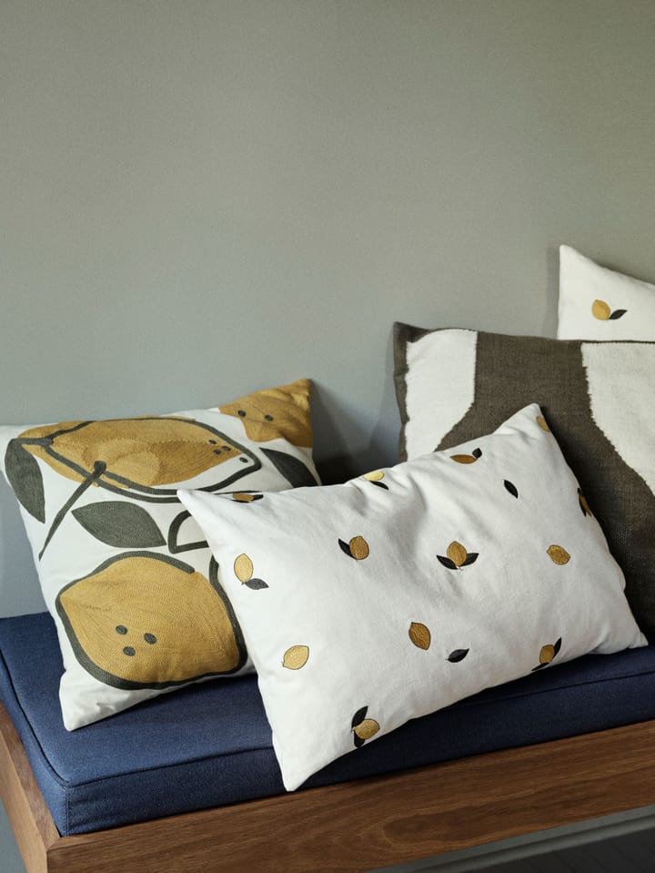 Lemon putetrekk 40 x 60 cm, Golden yellow Broste Copenhagen