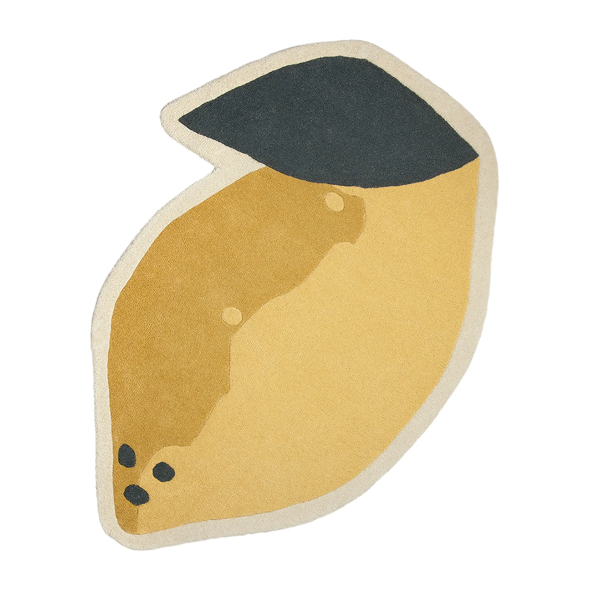 Lemon teppe 86 x 120 cm, Harvest gold Broste Copenhagen