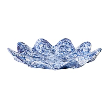 Lilja dekorasjonsfat Ø 38 cm - Intense blue-white - Broste Copenhagen