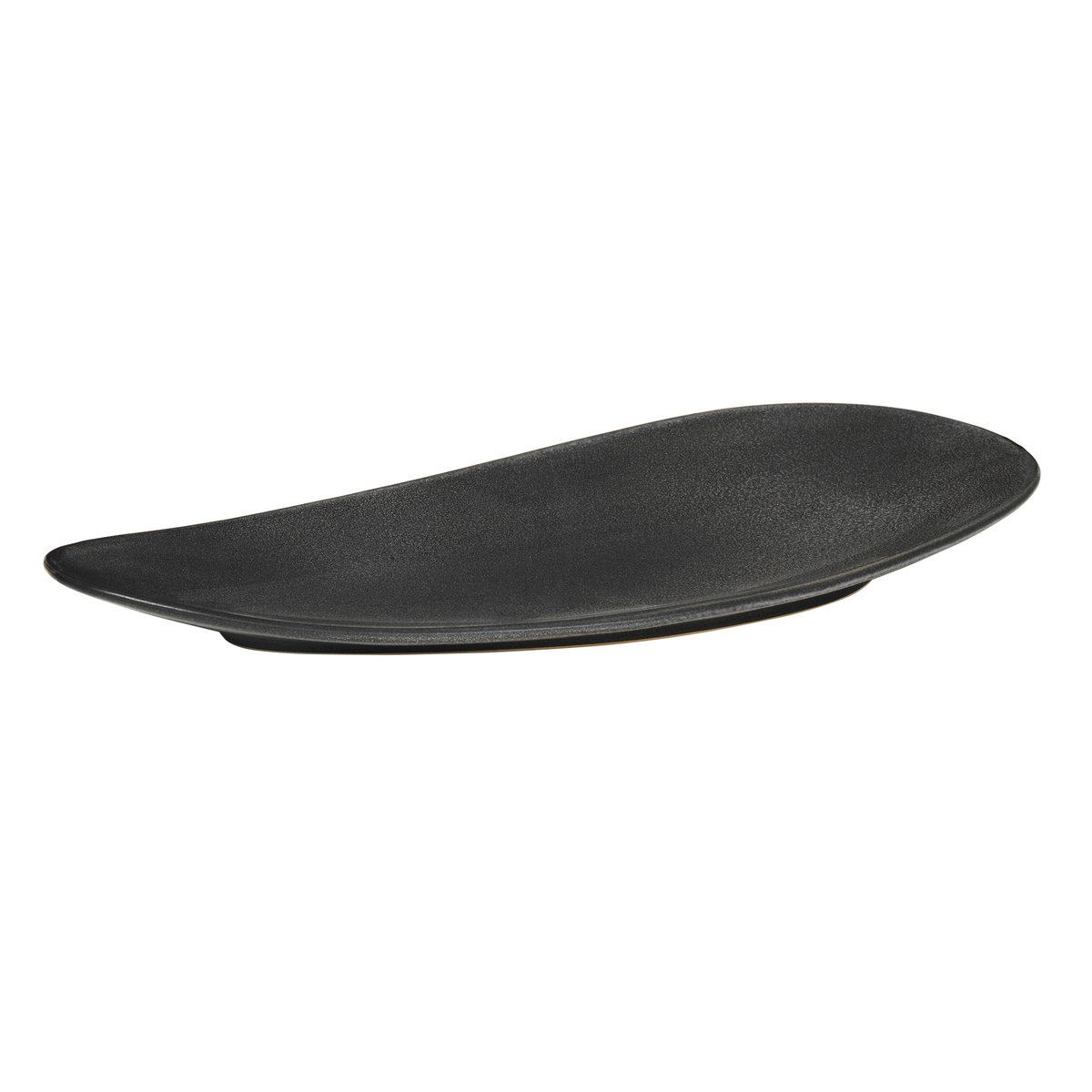 Broste Copenhagen Limfjord tallerken 16x32 cm Soft grey