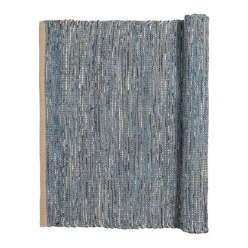 Magda bomullsgulvteppe 80x250 cm - Flint stone blue - Broste Copenhagen