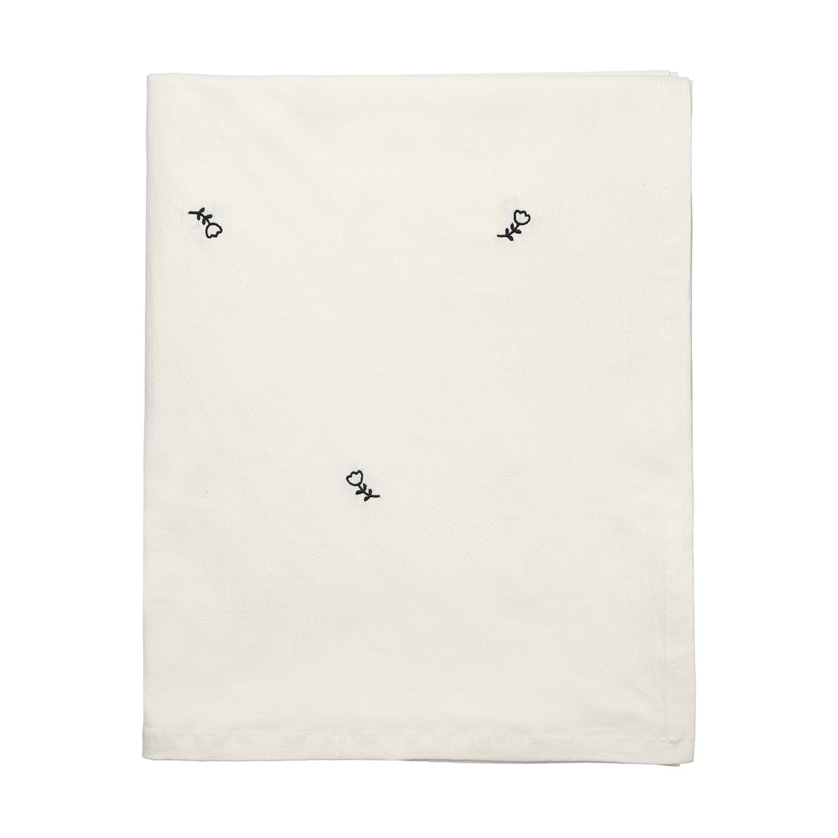 Bilde av Broste Copenhagen Mai duk 160x200 cm black-off white