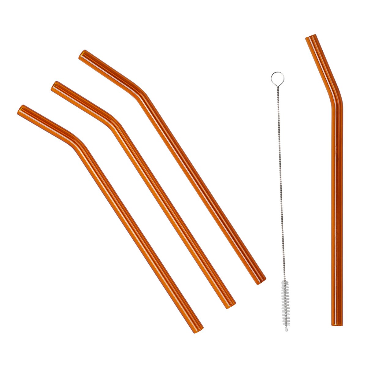 Broste Copenhagen Malle sugerr 4-stk. Brown | Skandinavisk Design | Vinutstyr & Barutstyr | Brun