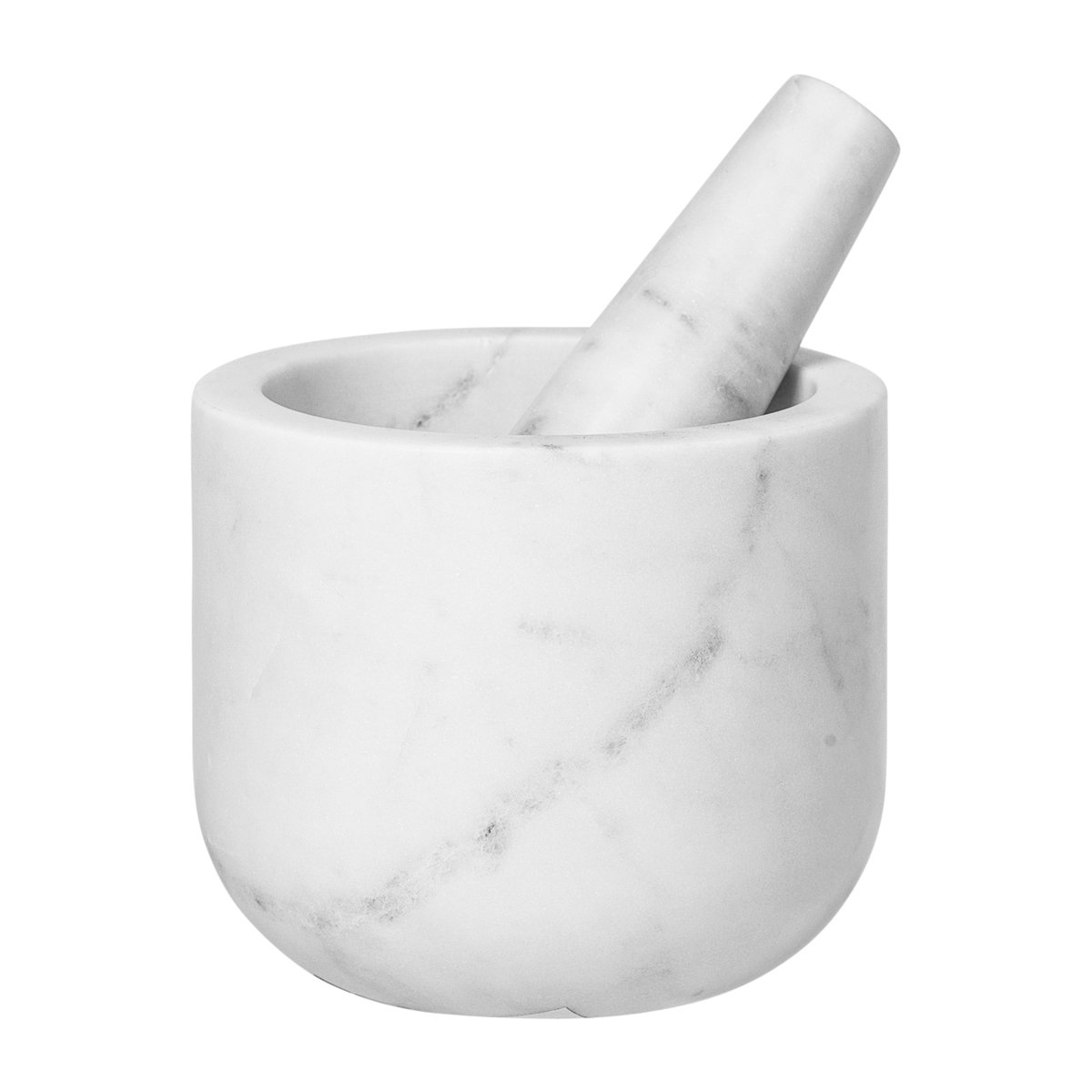 Broste Copenhagen Marina morter marmor Hvit | Skandinavisk Design | Mortere | Hvit