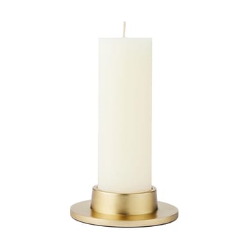 Maro lysestake for blokklys - Brass Finish, 4 cm - Broste Copenhagen