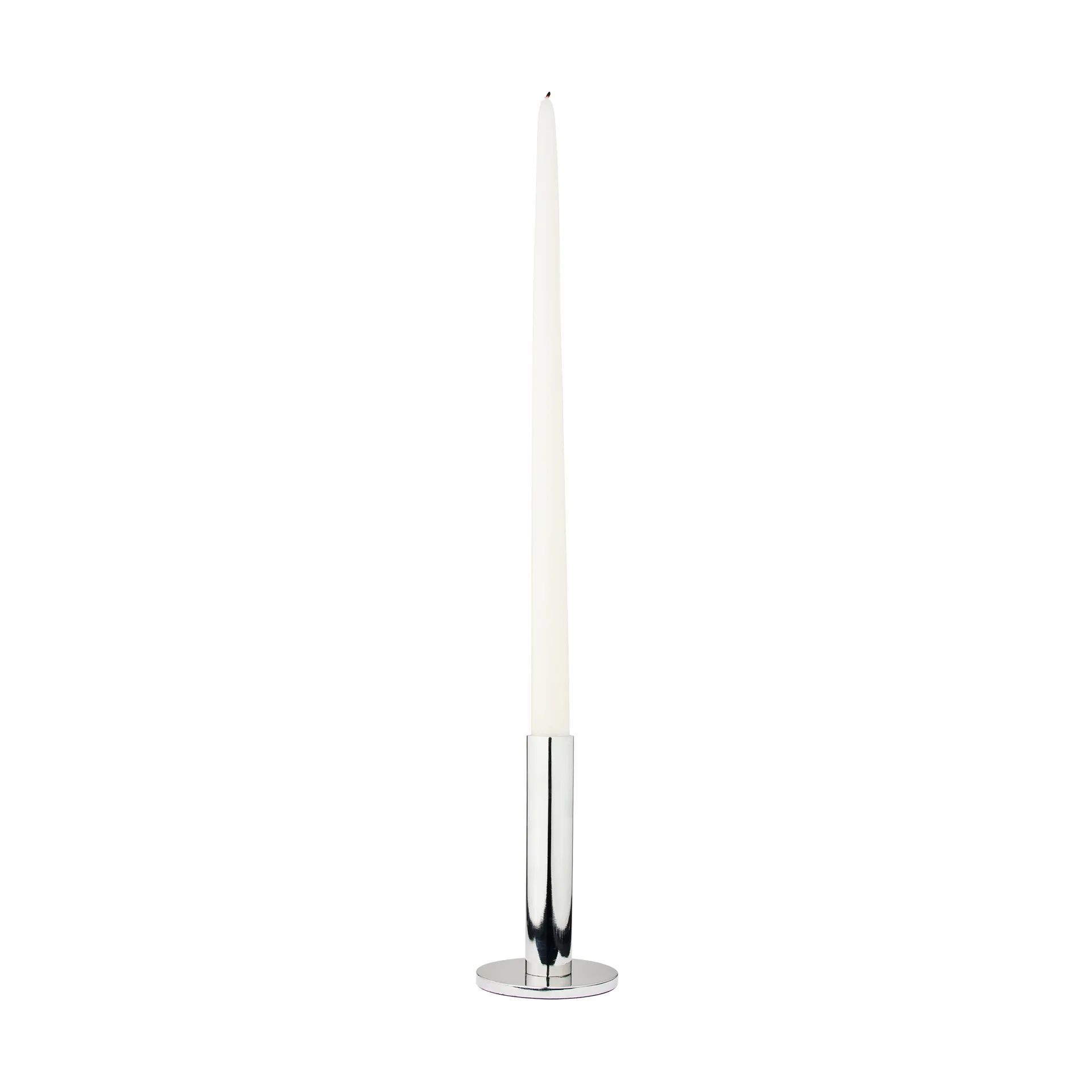 Maro lysestake, Silver Finish, 14 cm Broste Copenhagen