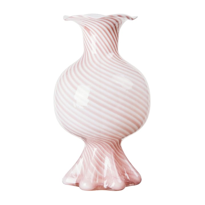 Mella vase 30 cm - Fairy pink-off white - Broste Copenhagen