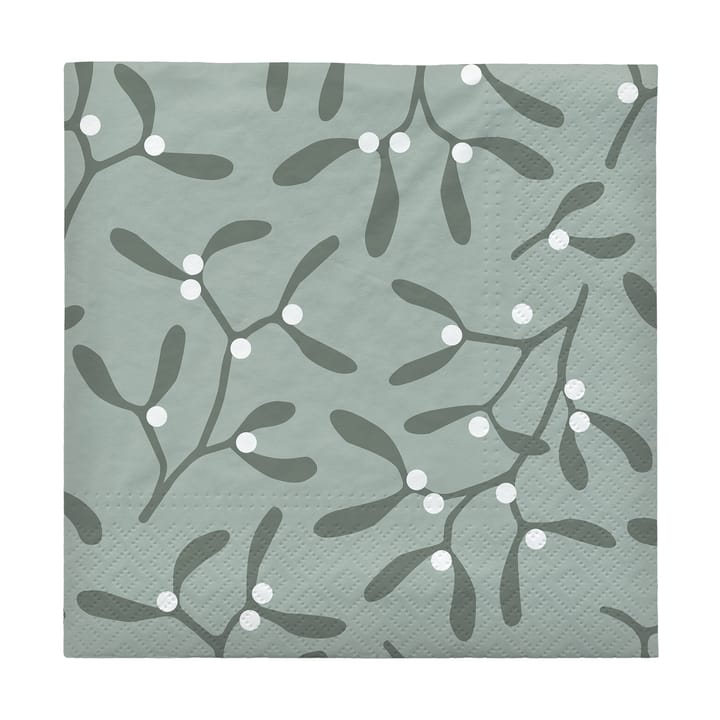 Mistel pappserviett 33x33 cm 20-pakning - White - Broste Copenhagen