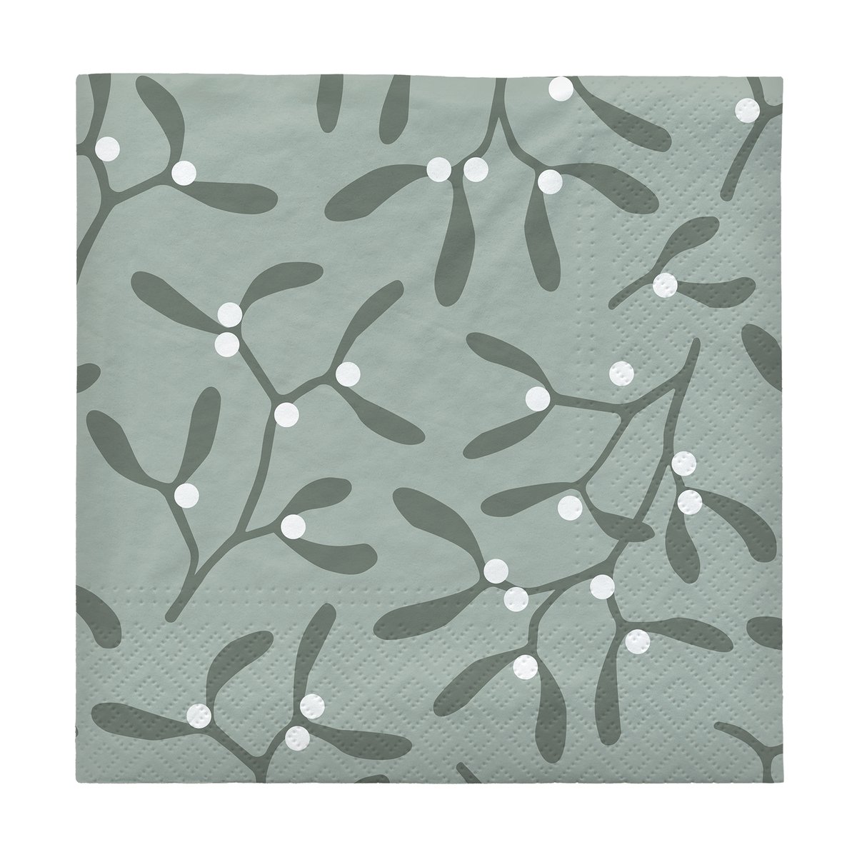 Broste Copenhagen Mistel pappserviett 33x33 cm 20-pakning White