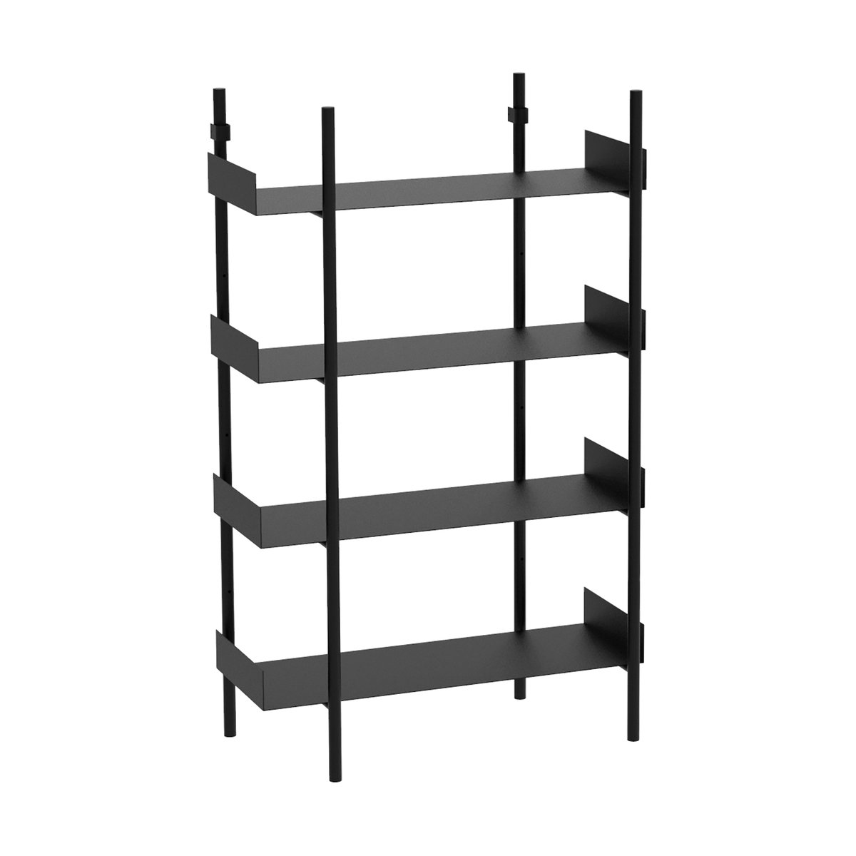 Broste Copenhagen Nobuko bokhylle 4 hyller Black