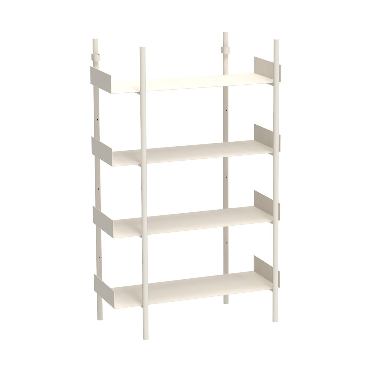 Broste Copenhagen Nobuko bokhylle 4 hyller White | Skandinavisk Design | Hyller & Hyllesystem | Hvit