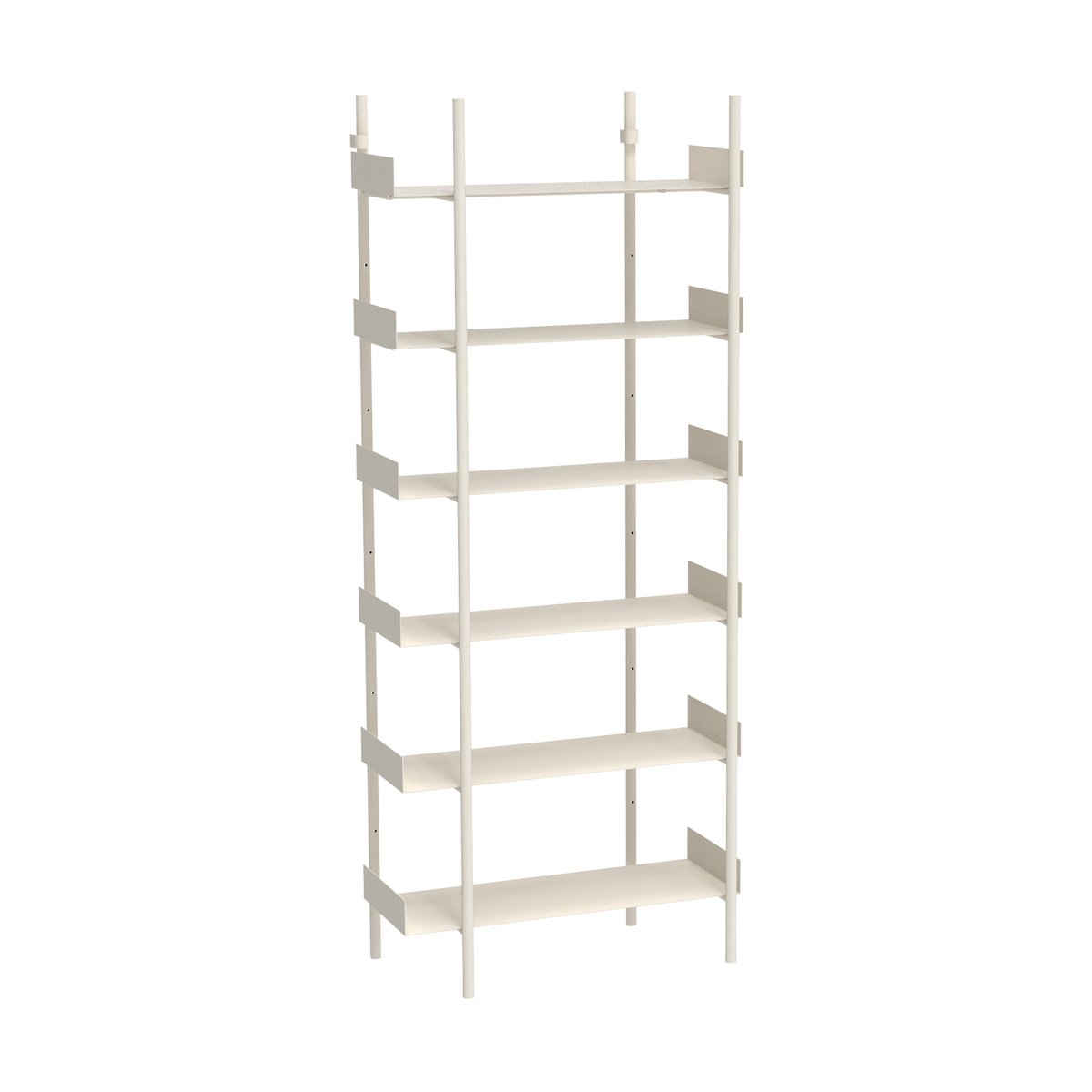 Broste Copenhagen Nobuko bokhylle 6 hylleplan White