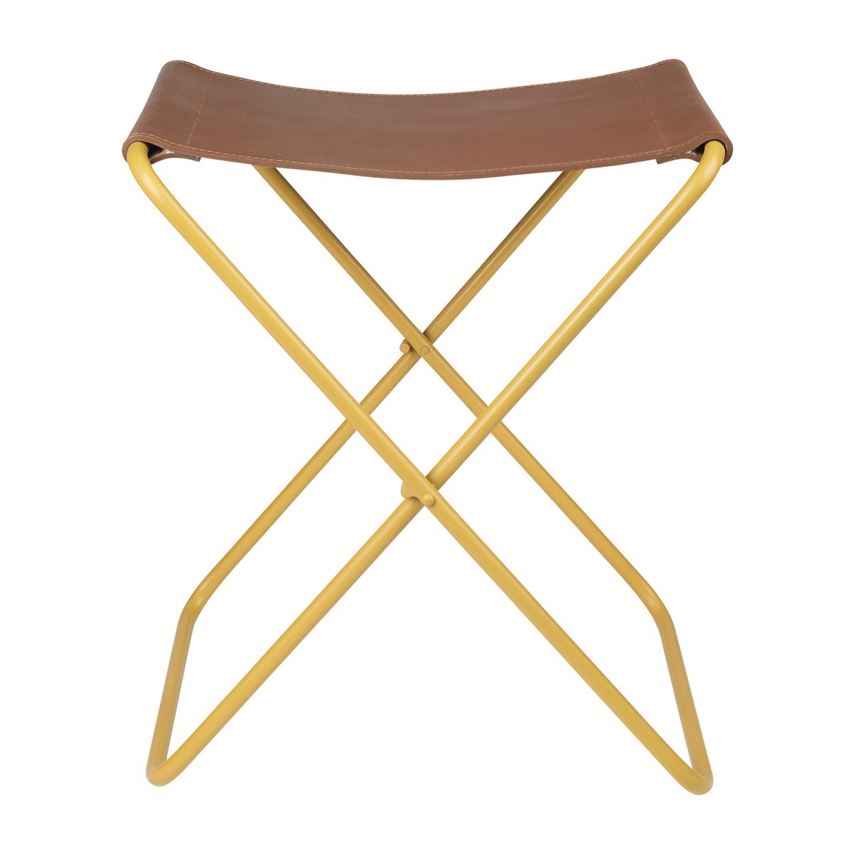 Broste Copenhagen Nola krakk lær Harvest gold | Skandinavisk Design | Krakker | Gul