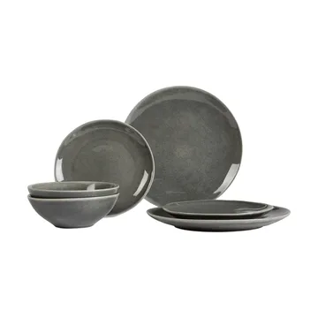 Nordic Rain dinnerset for to - 6 deler - Broste Copenhagen