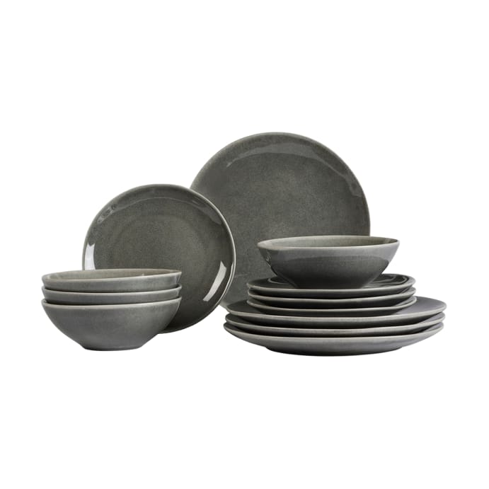 Nordic Rain servisset - 12 deler - Broste Copenhagen