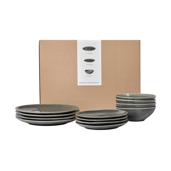Nordic Rain servisset, 12 deler Broste Copenhagen