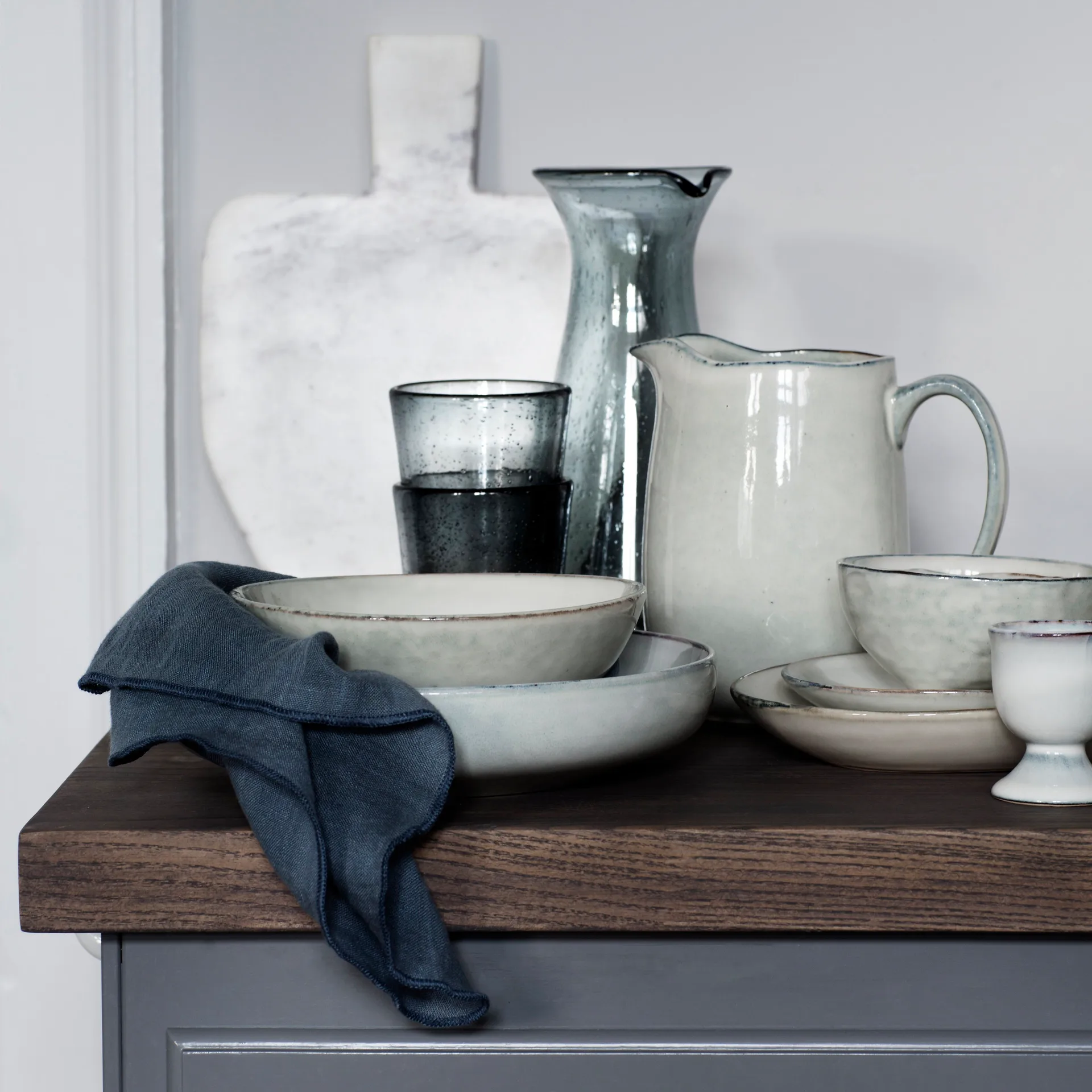 Nordic Sand lav skål, 17 cm Broste Copenhagen